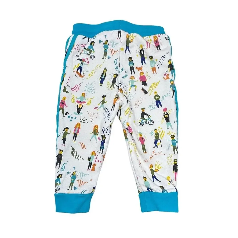 Adidas Hoodie Set Hi Res Aqua with joggers size 12-18 months - Picture 8 of 11